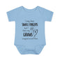 I May Have Small Fingers But I Have My GRAMS Wrapped around them Infant Baby Rib Bodysuit