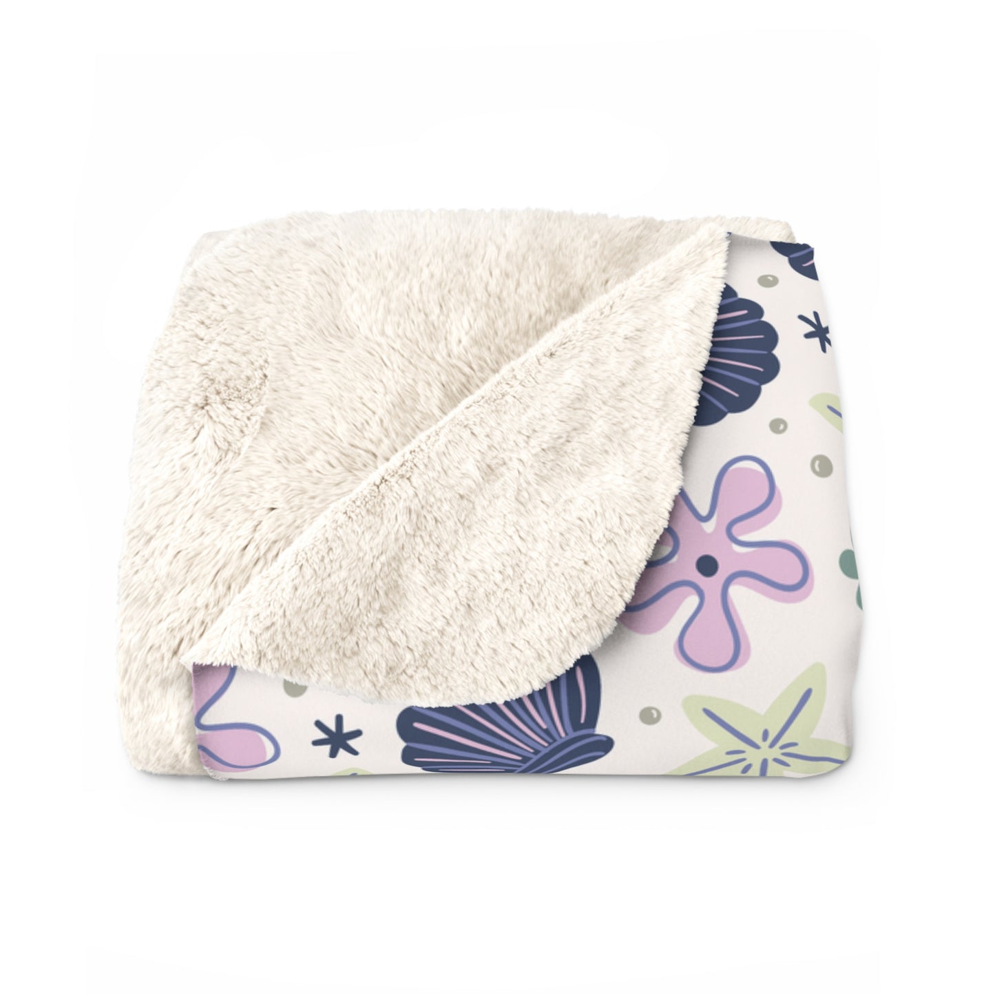 Shellflower Cove Fleece Blanket