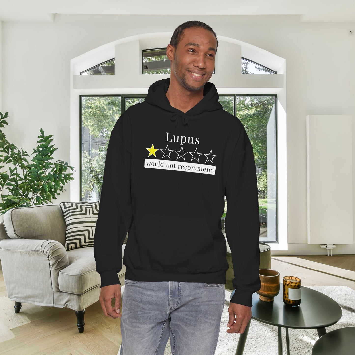 Lupus 1 Star Would Not Recommend Heavy Blend™ Hooded Sweatshirt