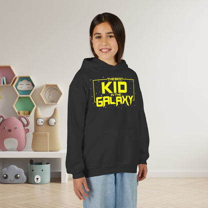 The Best Kid in the Galaxy Youth Heavy Blend Hoodie