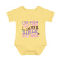 I've Been Testing Limits Since Day One Infant Baby Rib Bodysuit