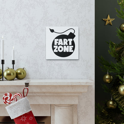 Fart Zone Canvas Square Wraps w/o Frame