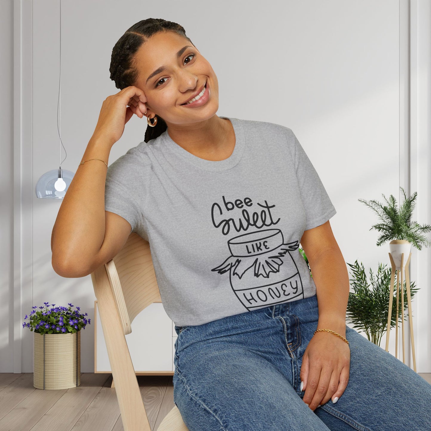 Bee Sweet Like Honey Adult T-shirt