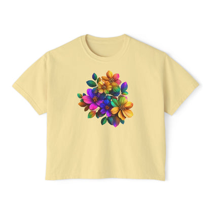 Burst of Bloom Women's Boxy Tee