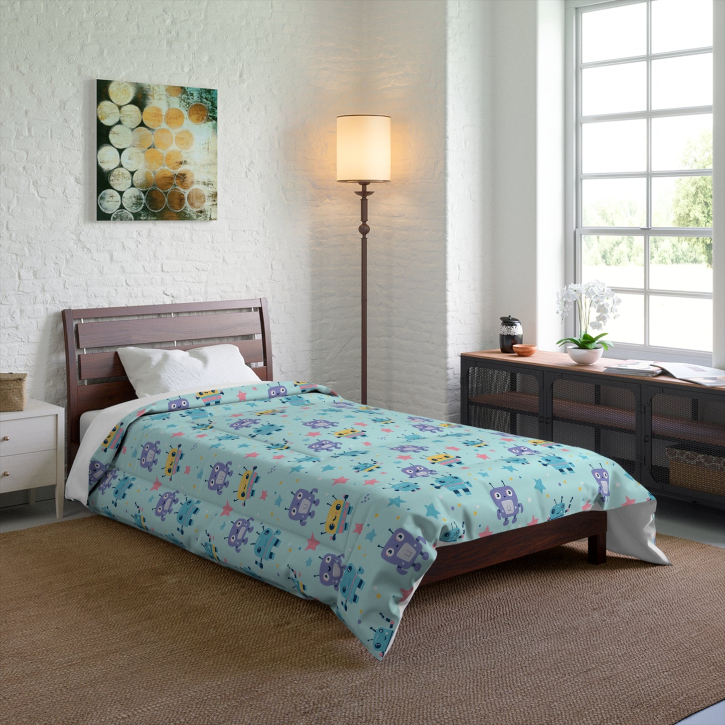 Robo Galaxy Giggles Comforter