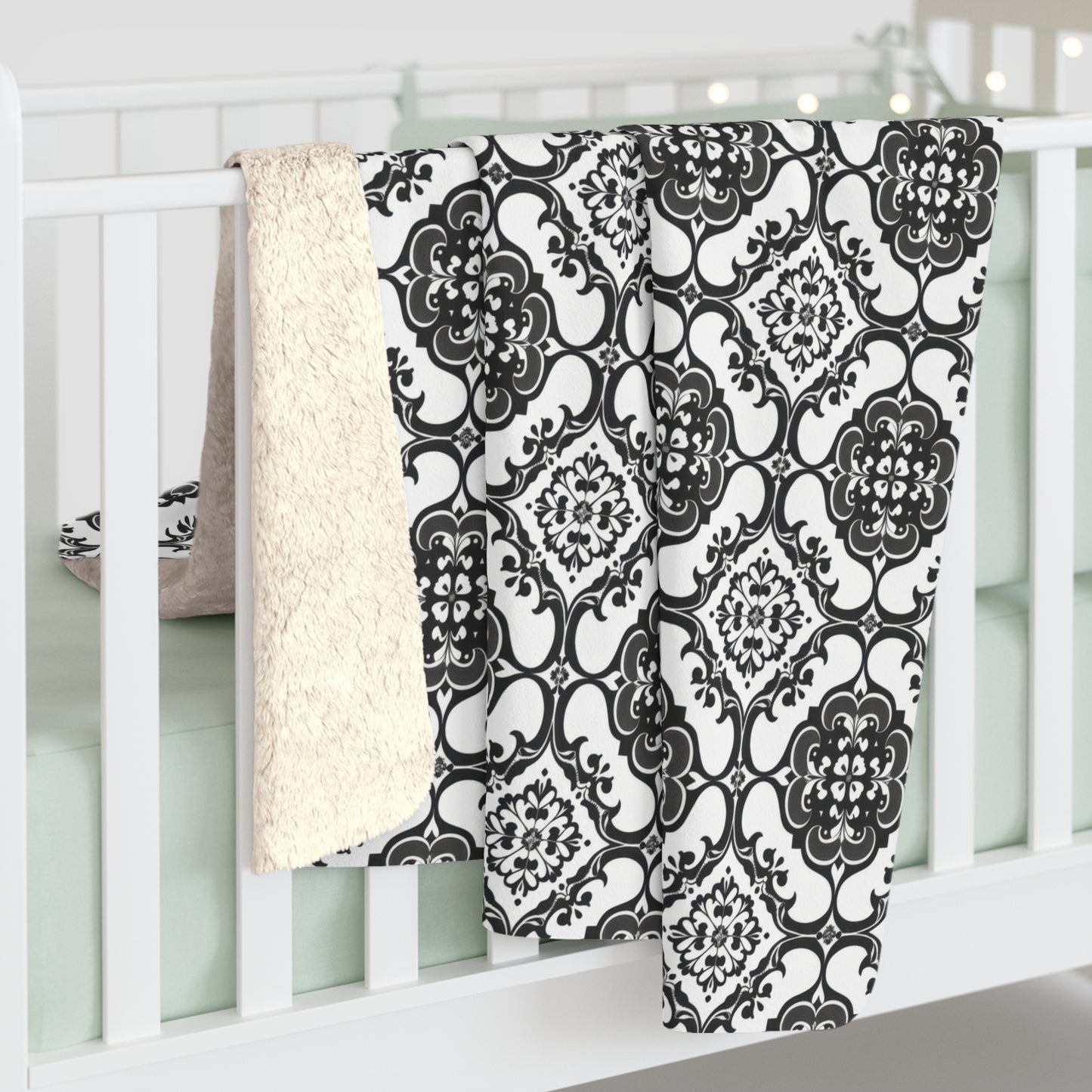 Ornamental Symmetry Fleece Blanket