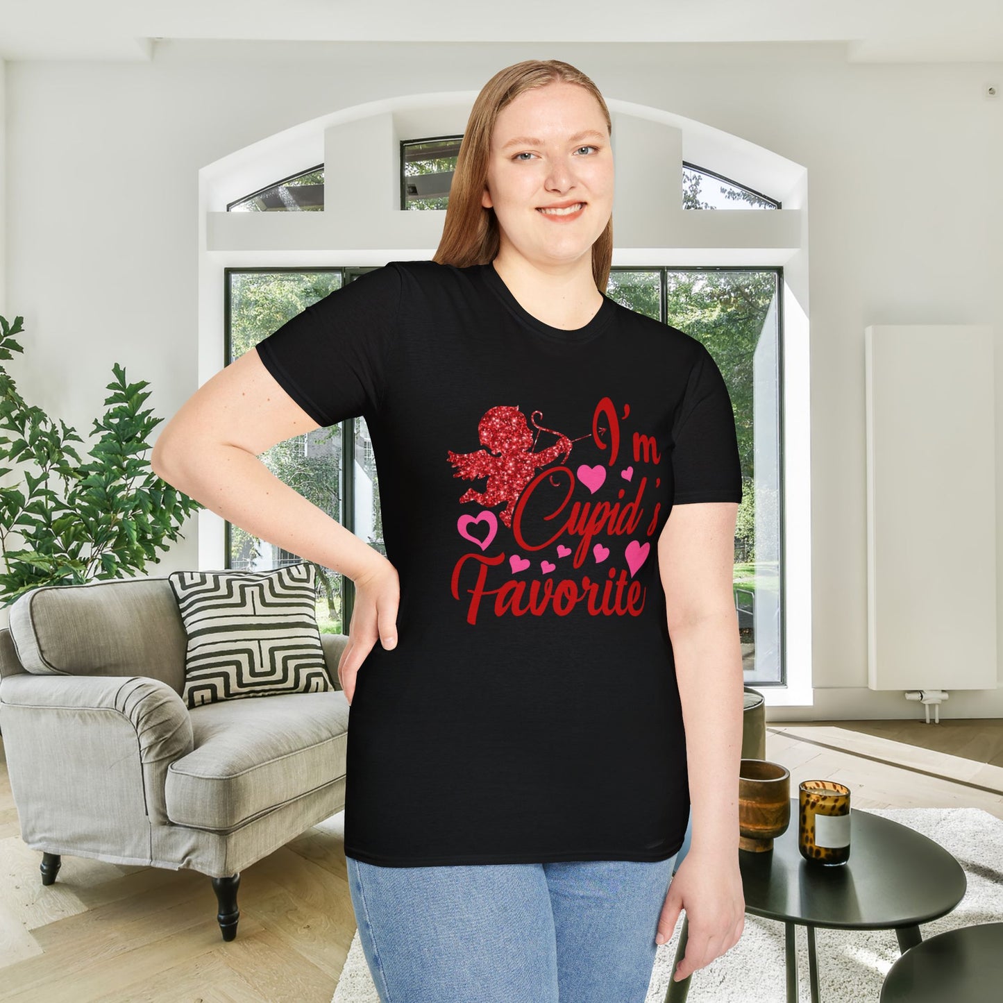 I'm Cupid's Favorite Adult Unisex Tshirt