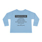 ""Terddler Definition Toddler Long Sleeve Tee