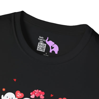 Valentines Ghosts Adult T-shirt