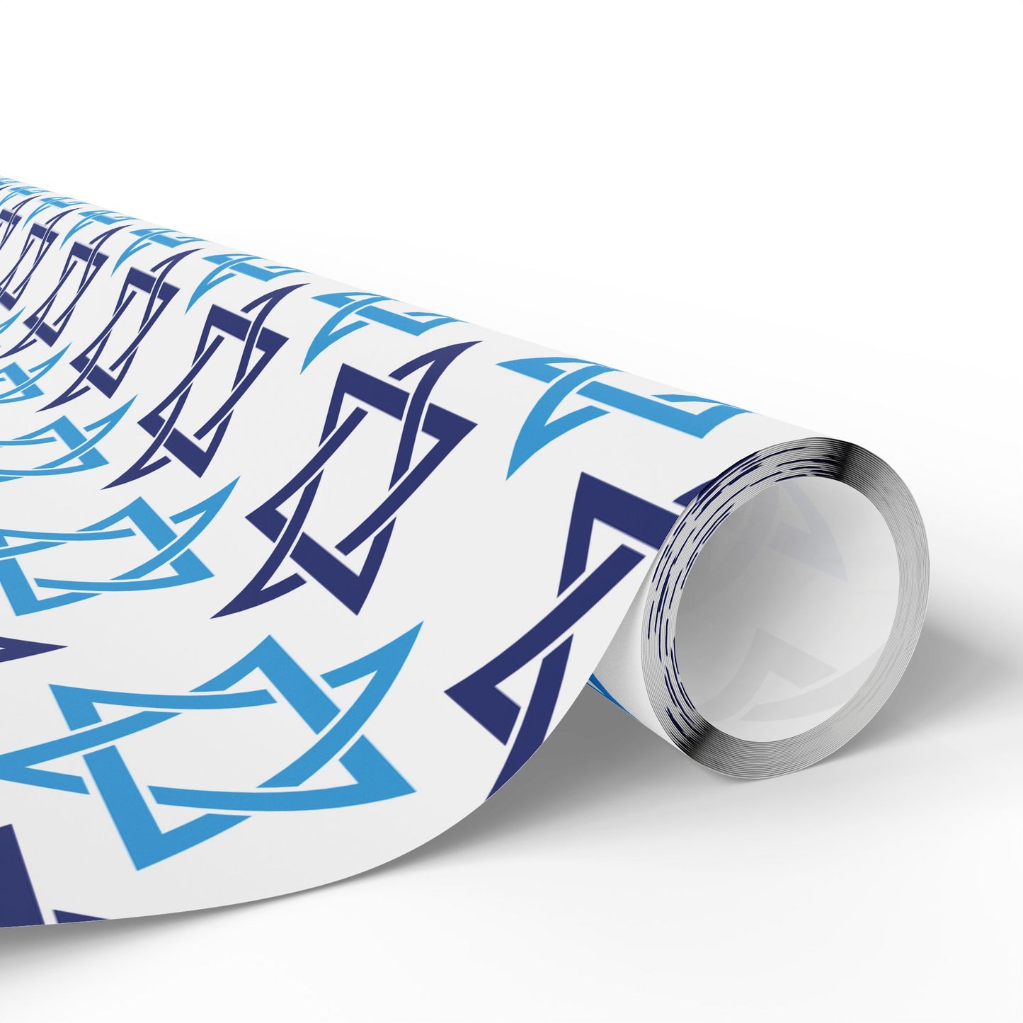 Star of David 2 Hanukkah Wrapping Paper
