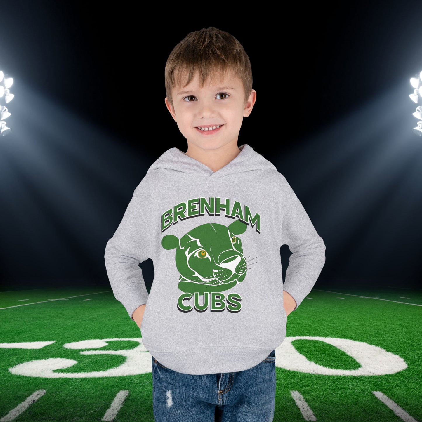 Brenham Cubs w/Mascot Toddler Hoodie