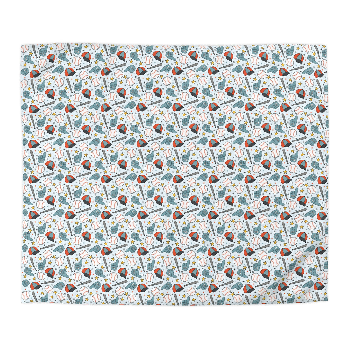 Home Run Heroes Microfiber Duvet Cover