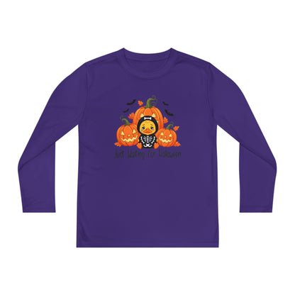 Just Waiting for Halloween Youth Long Sleeve Tee
