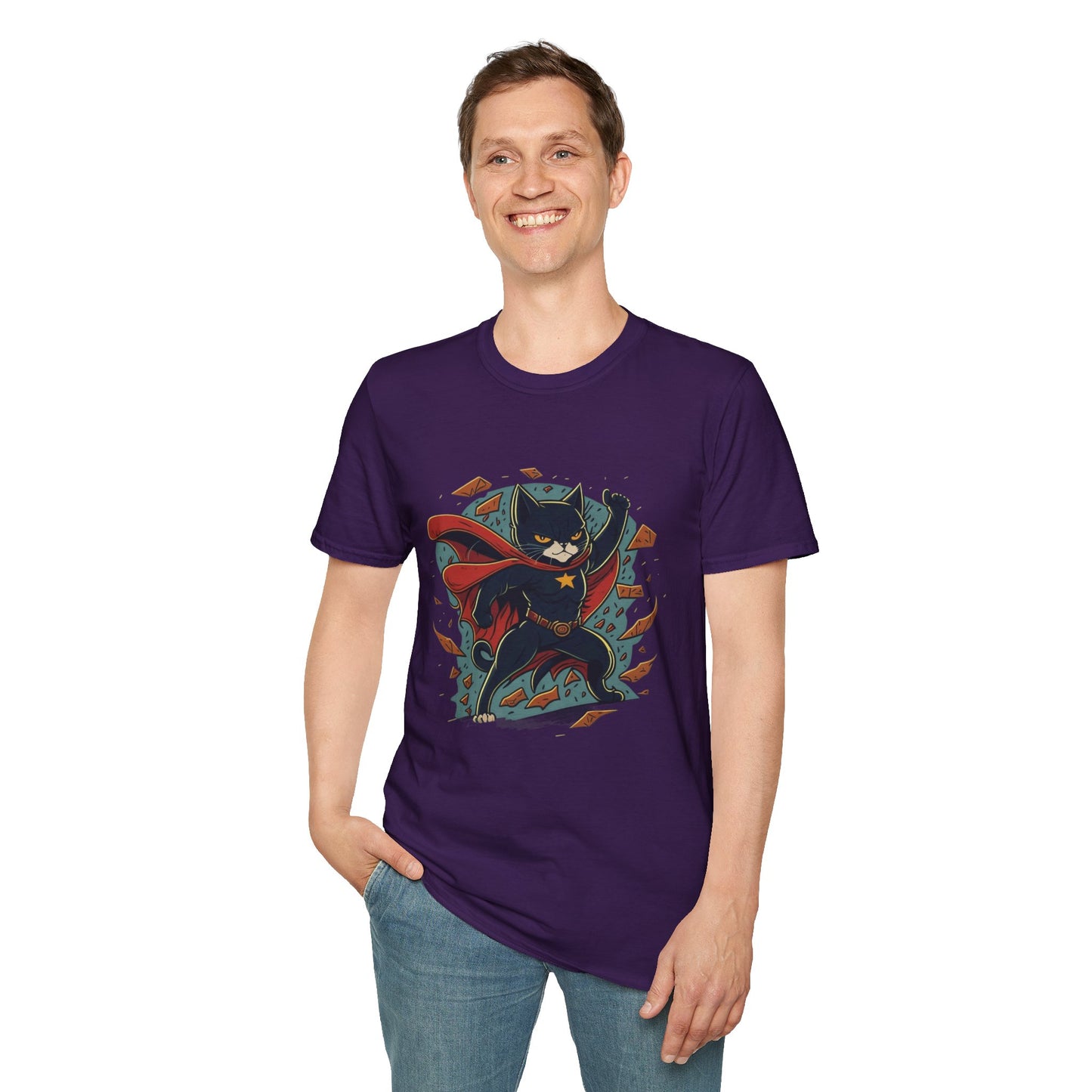 Superhero Cat T-shirt