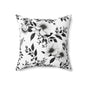 Garden Sketch Throw Pillow