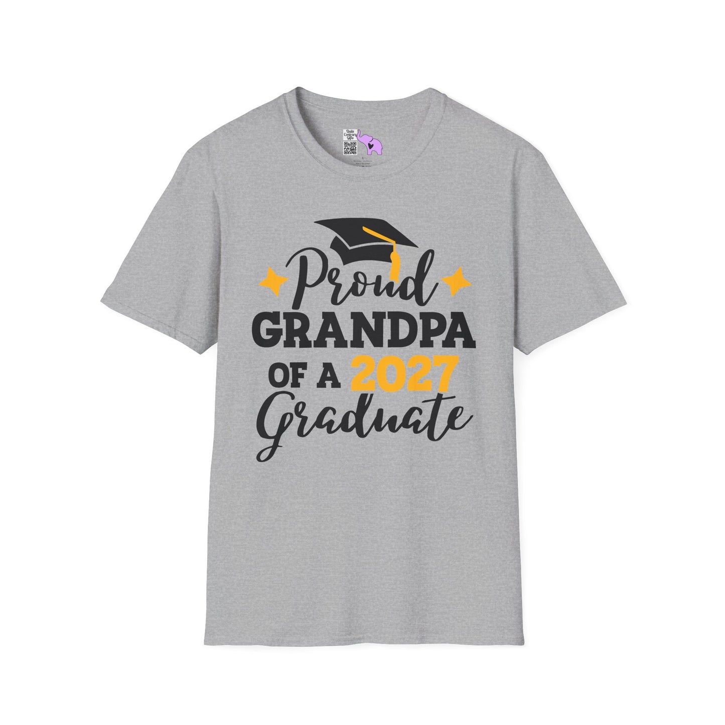 Proud Grandpa of a 2027 Graduate Adult T-shirt