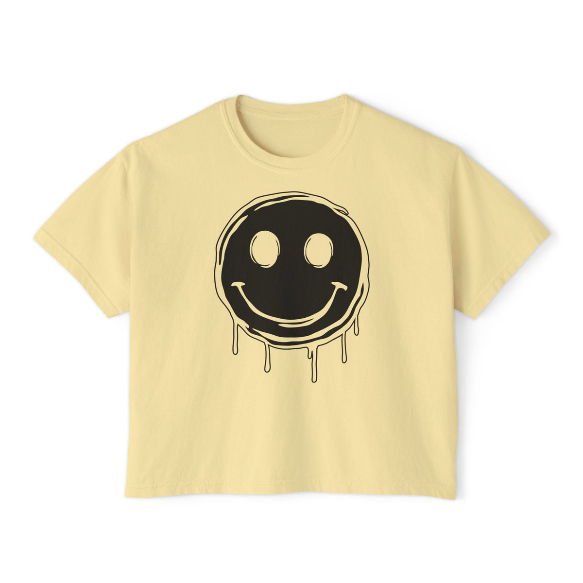 Melty Smiley Face Women's Boxy Tee