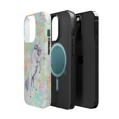 Pastel Pegasus MagSafe® Compatible Tough Case for iPhone