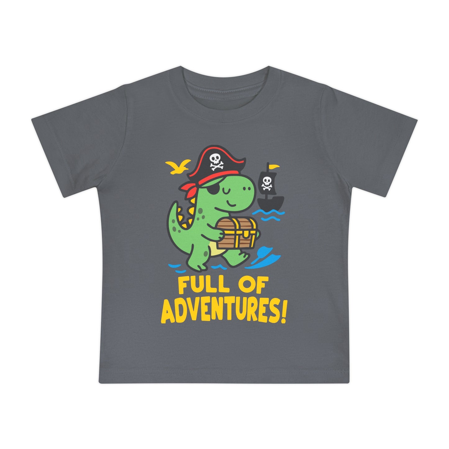 Full of Adventures (Dinosaur Pirate) Infant T-Shirt