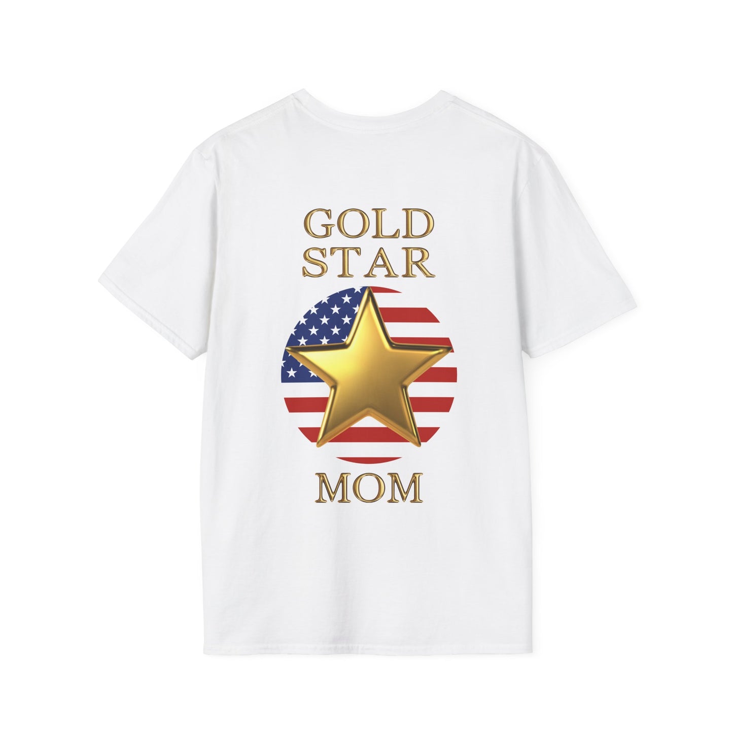 Gold Star Mom Forever Proud Adult T-shirt