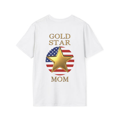 Gold Star Mom Forever Proud Adult T-shirt