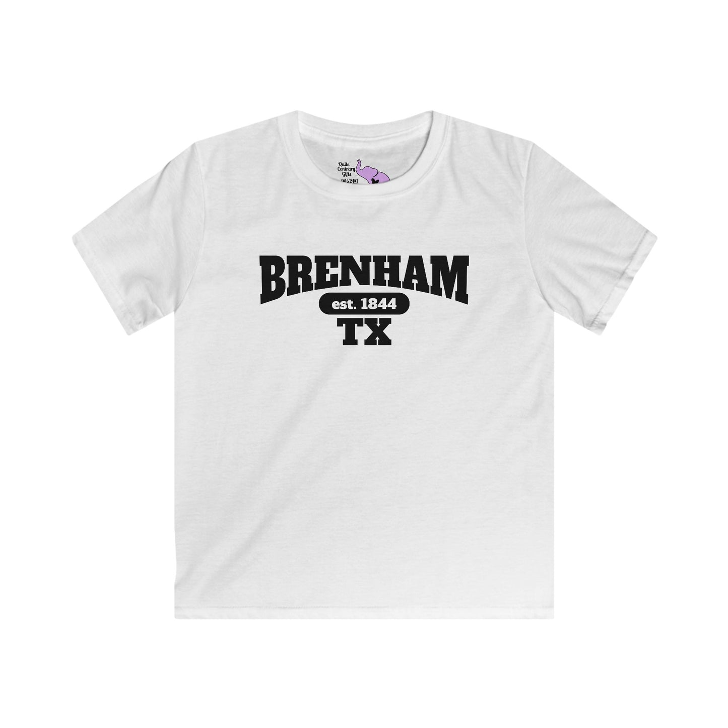 Brenham Tx Est 1844 Youth Softstyle Tee