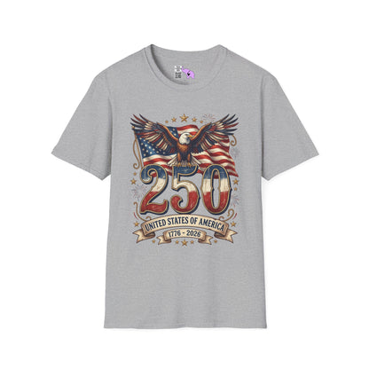 Bald Eagle 250 United States of America Adult T-shirt