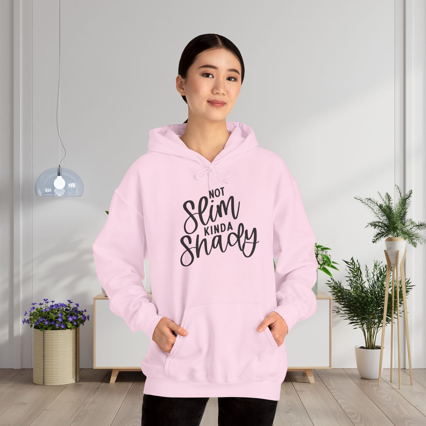 Not Slim Kinda Shady Heavy Blend™ Hooded Sweatshirt