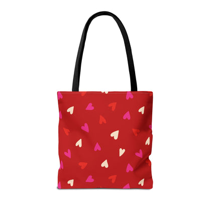 Cupid's Confetti Canvas Tote Bag