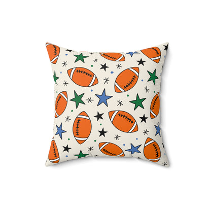 Touchdown Stars Throw Pillow