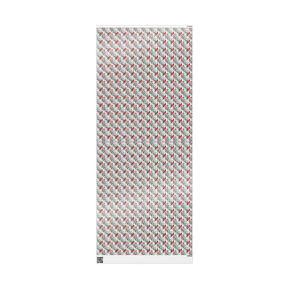 Crimson in the Snow Wrapping Paper