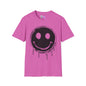 Melty Smiley Face Adult T-shirt