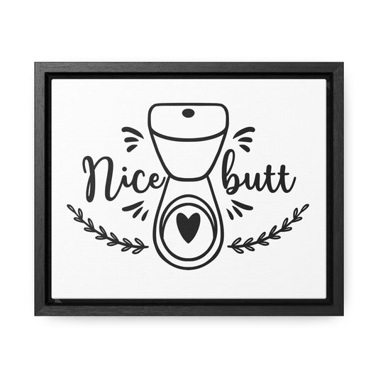 Nice Butt Canvas Wraps, Horizontal Frame