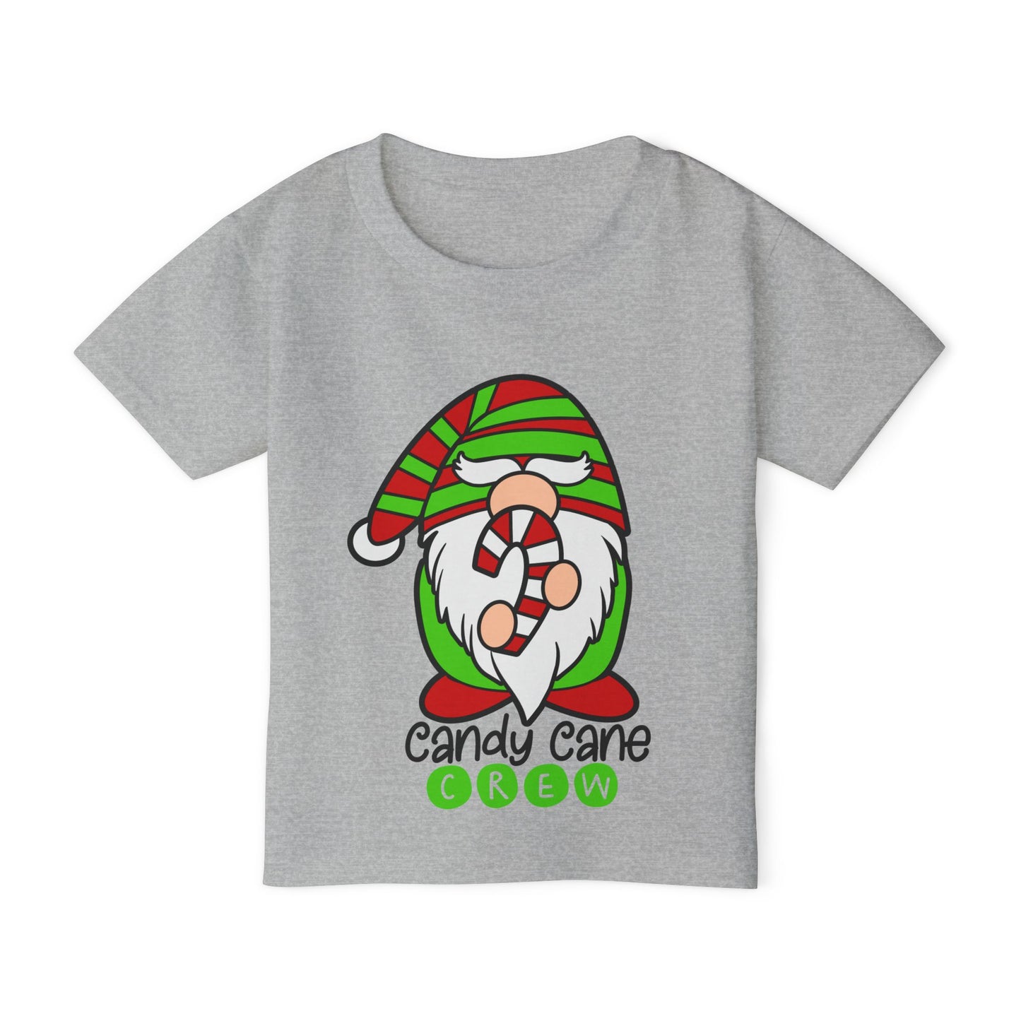Candy Cane Crew Gnome Heavy Cotton™ Toddler T-shirt