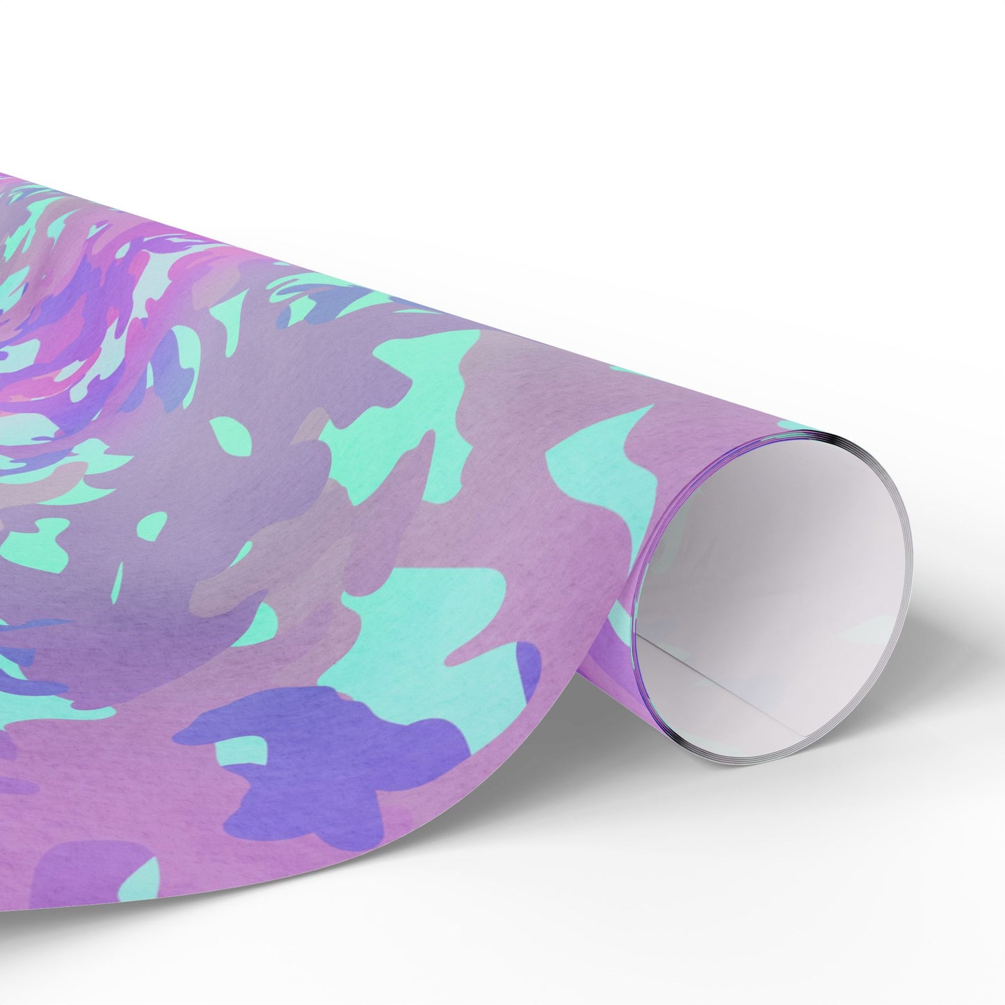 Lavender Mist Camo Wrapping Paper