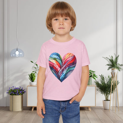 Heart of Many Colors Heavy Cotton™ Toddler T-shirt