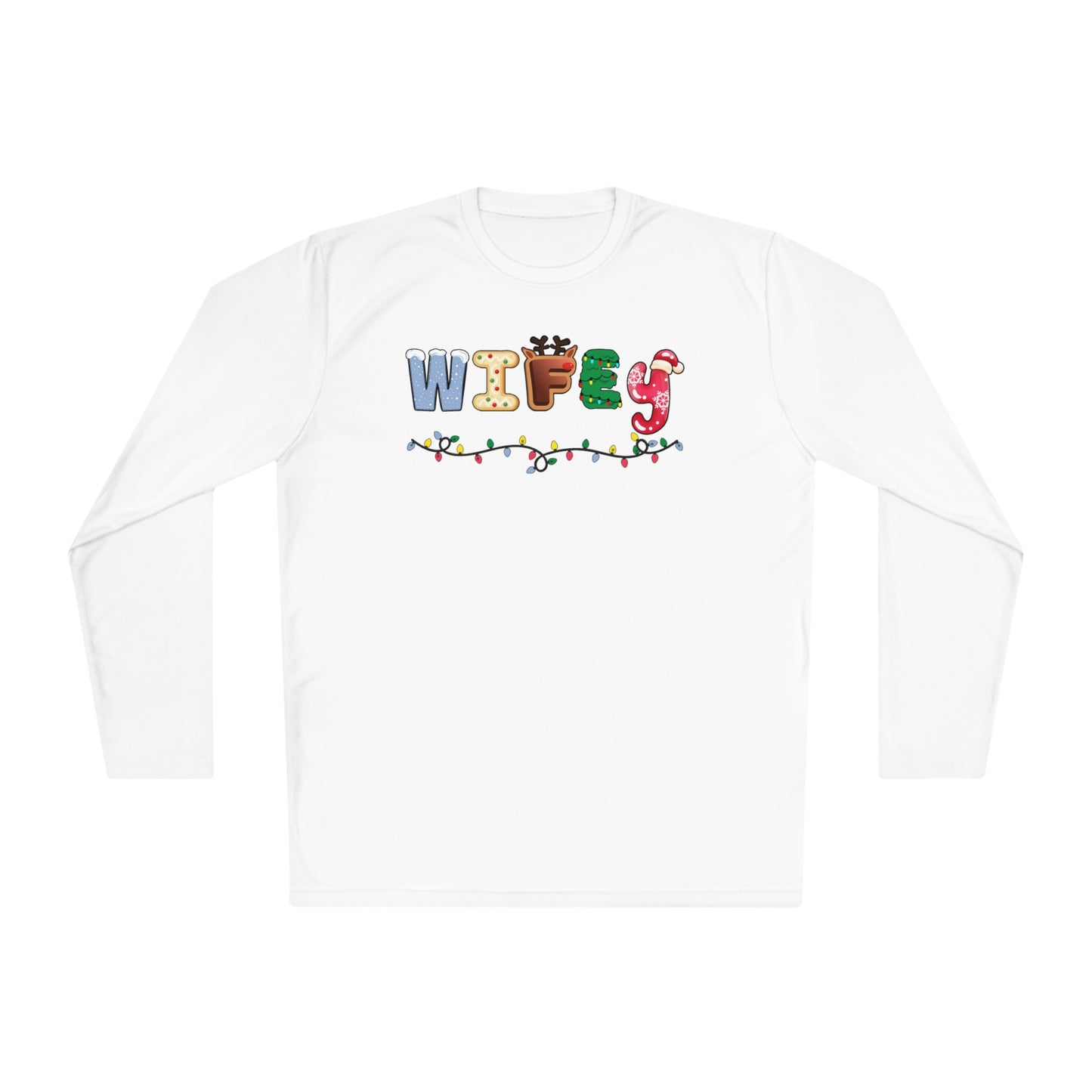 Christmas Wifey Adult Long Sleeve Tee