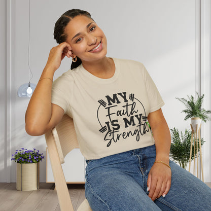 My Faith Is My Strength Adult T-shirt