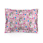 Unicorns on Pink Microfiber Pillow Sham