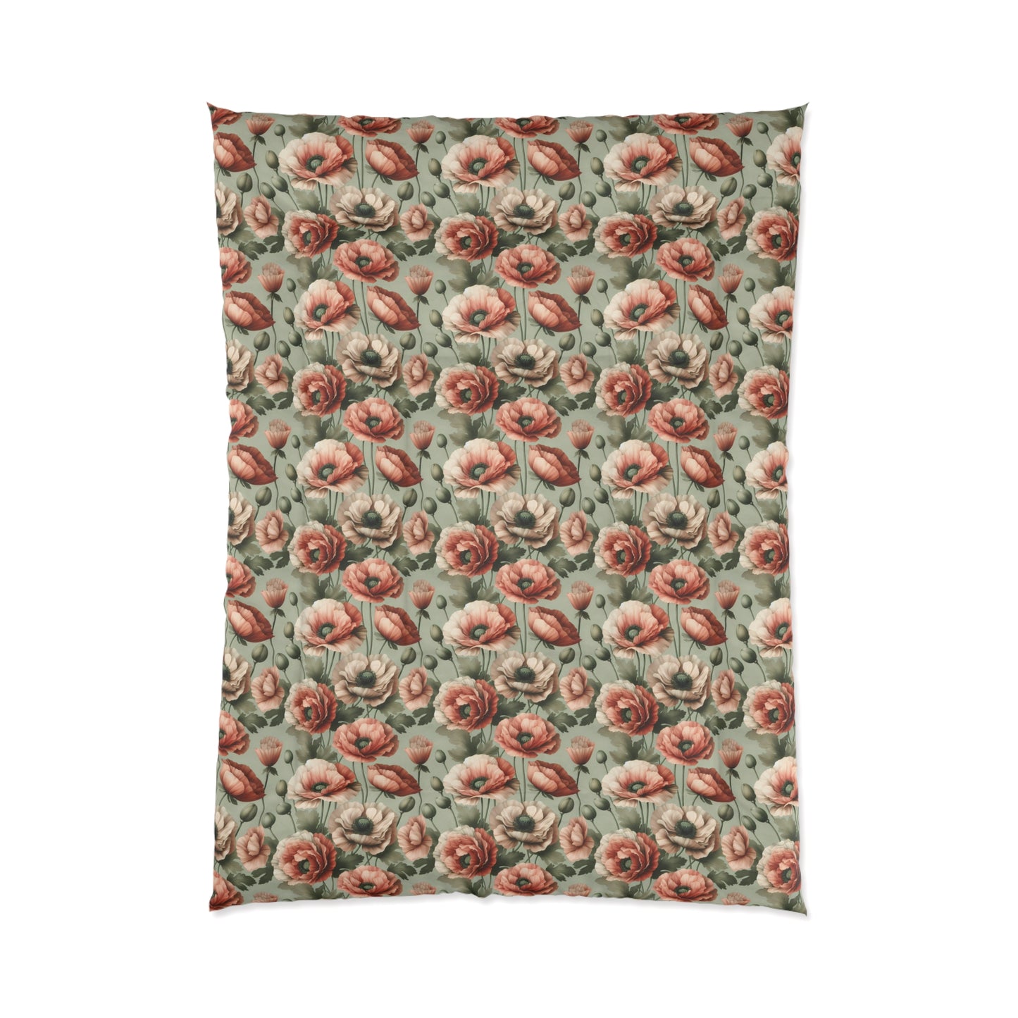 Blushing Poppy Comforter