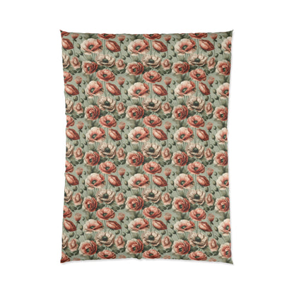 Blushing Poppy Comforter