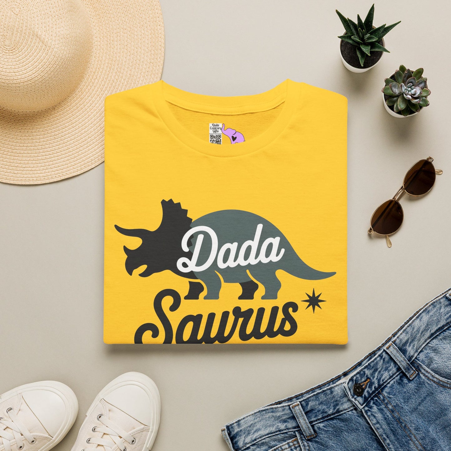 Dada Saurus Adult T-shirt