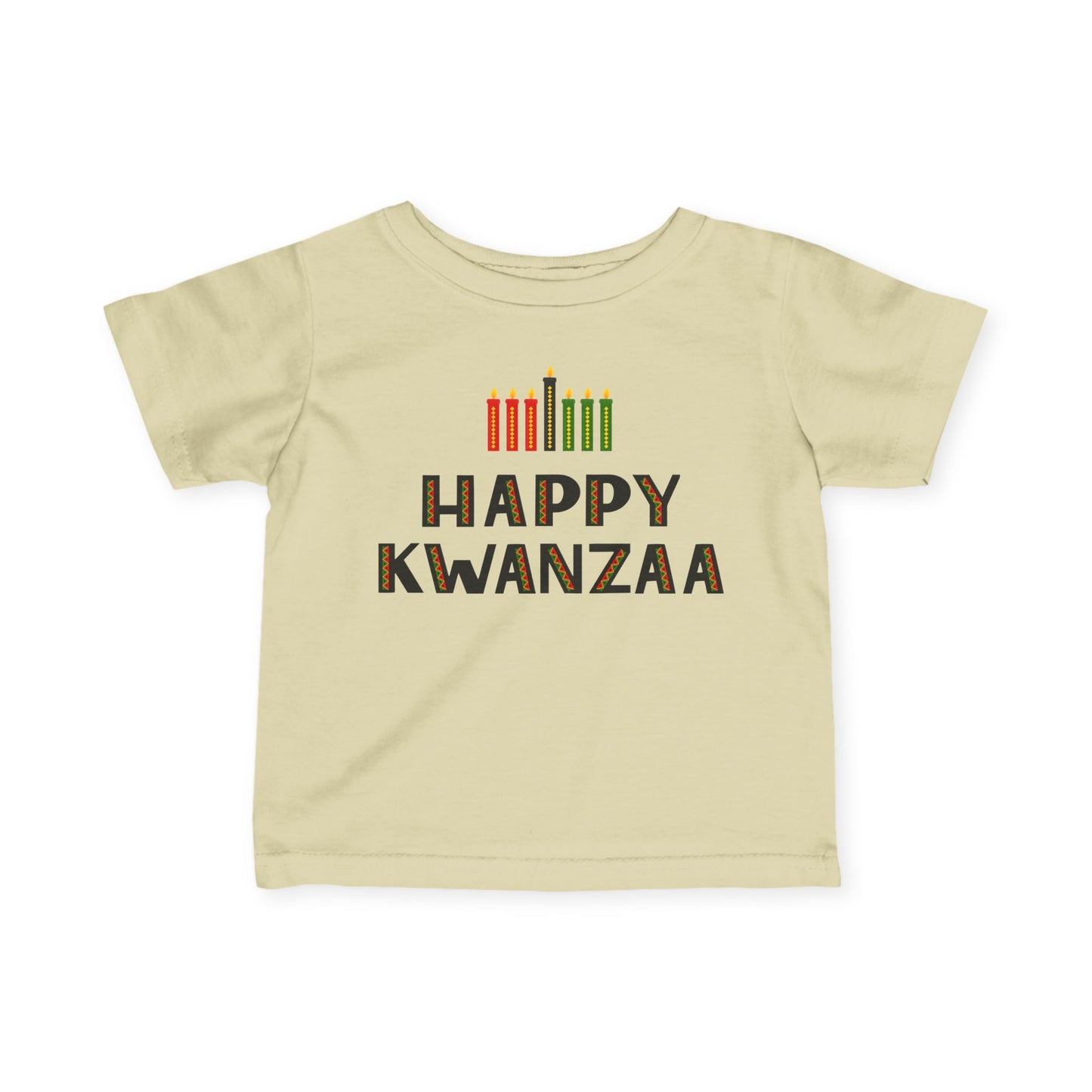 Happy Kwanzaa (Kinara) Infant Soft T-Shirt