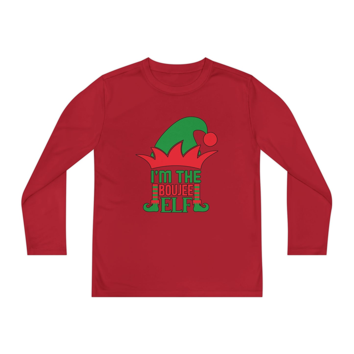 I'm The Boujee Elf Youth Long Sleeve Tee