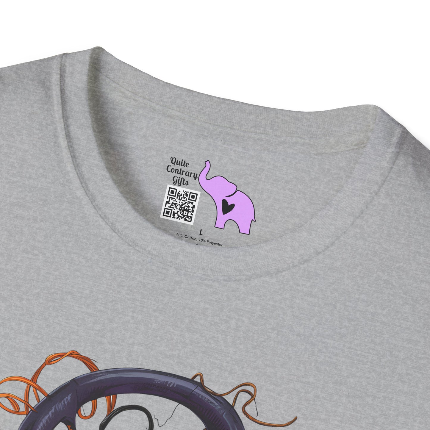 Spooky Pumpkin Yarn Basket Adult T-shirt