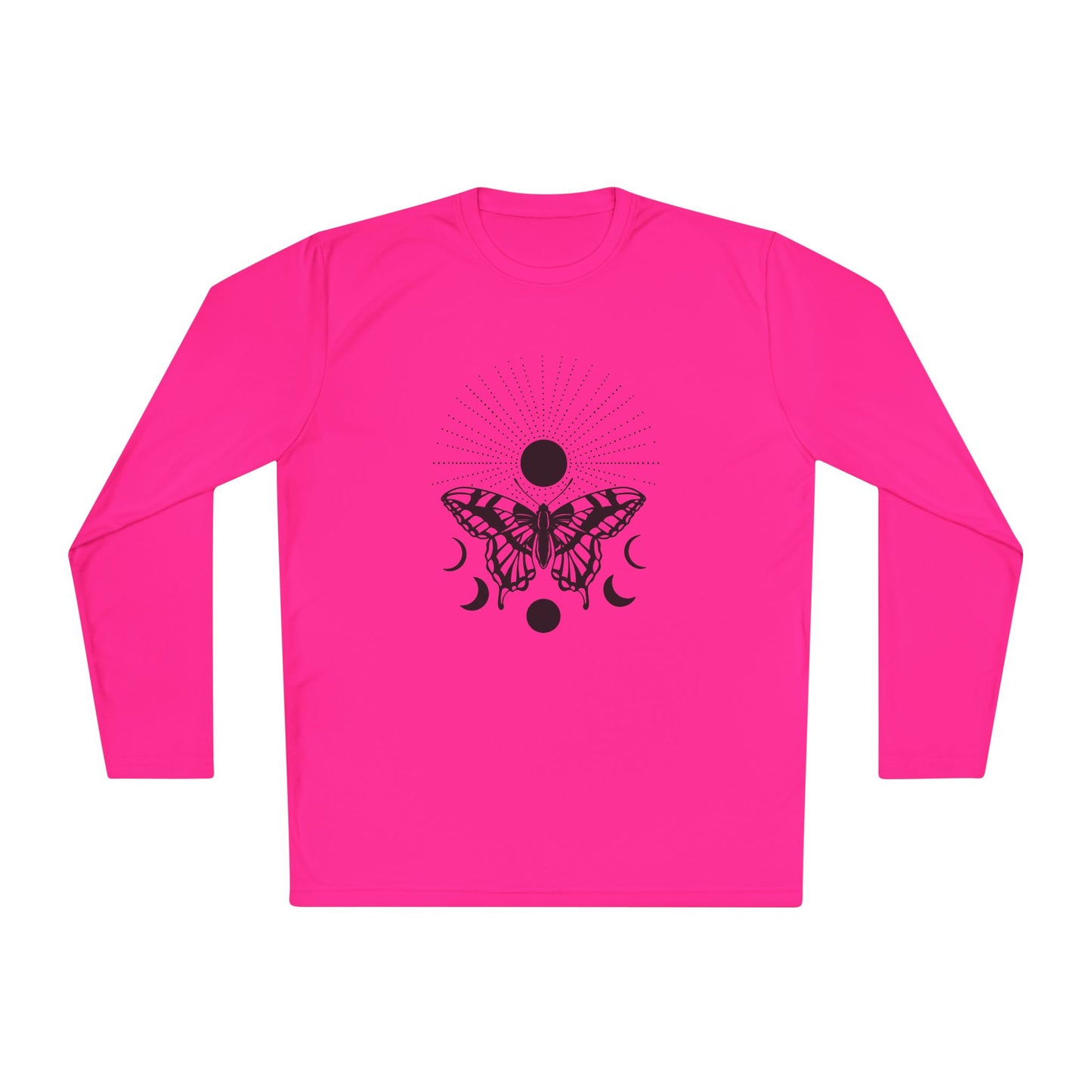 Butterfly w/Sun, Moon, & Stars Adult Long Sleeve Tee