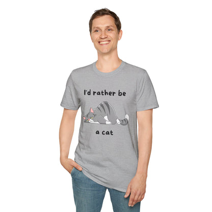 I'd Rather Be a Cat T-shirt