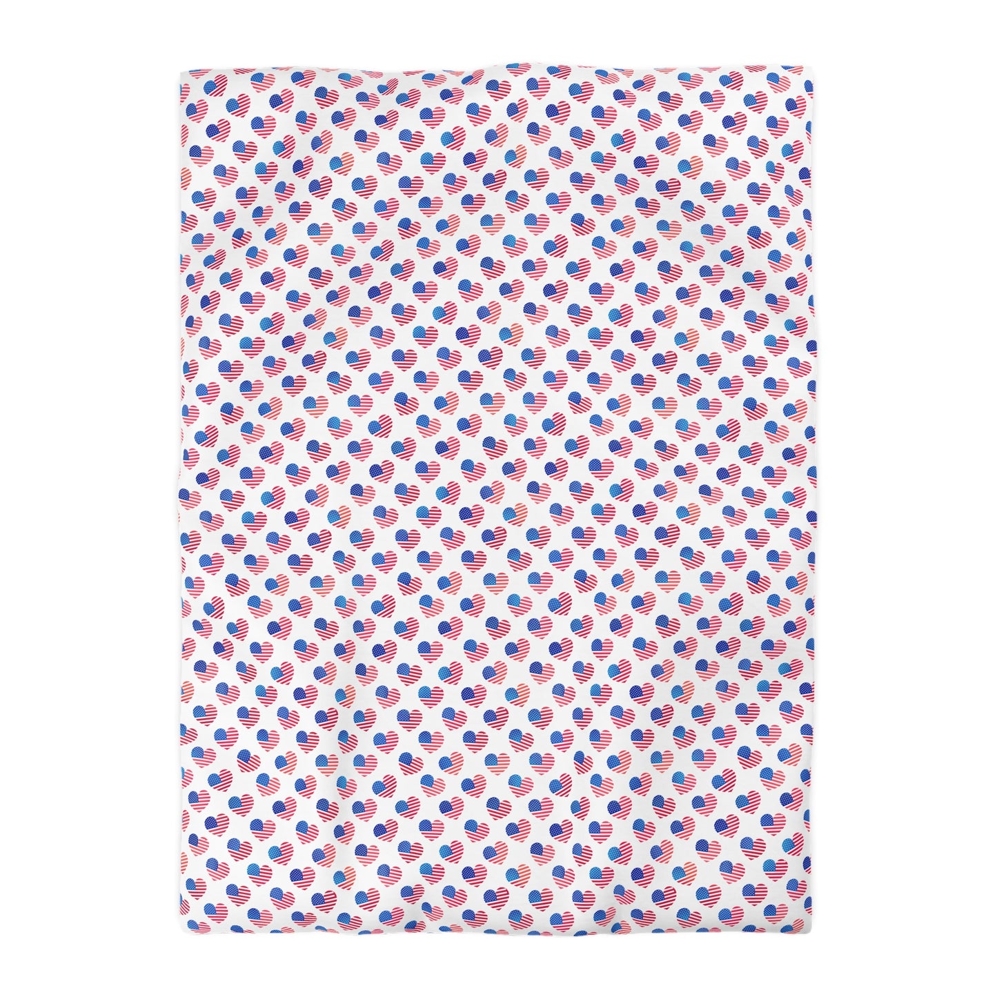 Hearts of Freedom Microfiber Duvet Cover