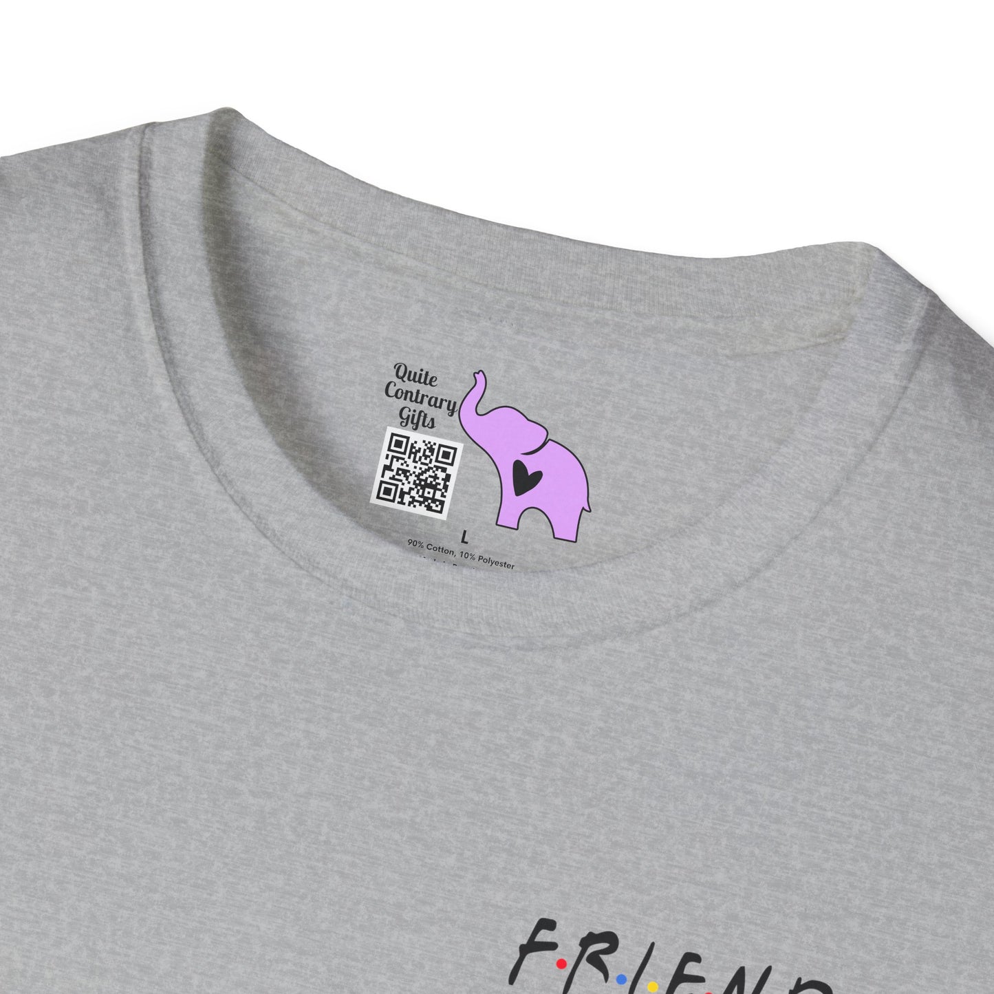 Friends; Dog Statue He'll Be There For You Adult T-shirt