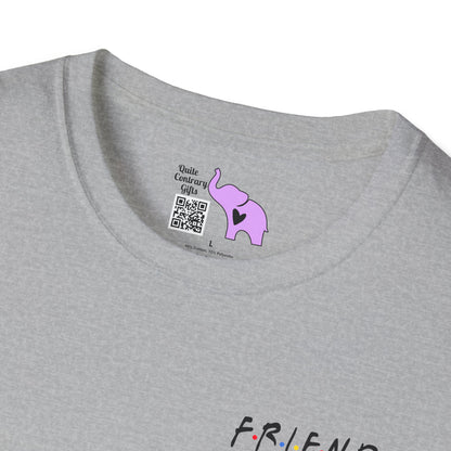 Friends; Dog Statue He'll Be There For You Adult T-shirt